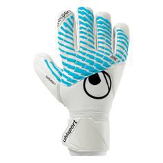 Uhlsport FM Cybertec Supersoft HN Torwarthandschuhe weiß/cyberblau/schwarz