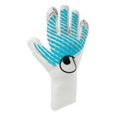 Uhlsport FM Cybertec Flex HN Torwarthandschuhe Kinder weiß/cyberblau/schwarz