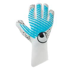 Uhlsport FM Cybertec Supergrip+ HN Torwarthandschuhe Kinder weiß/cyberblau/schwarz
