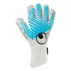 Uhlsport FM Cybertec Supergrip+ FS Torwarthandschuhe Kinder weiß/cyberblau/schwarz