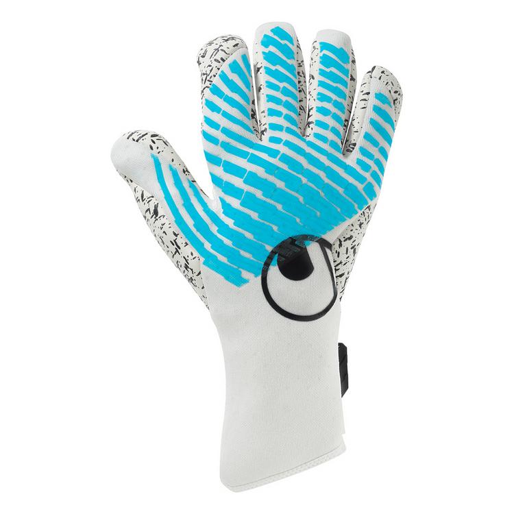 Uhlsport Uhlsport FM Cybertec Supergrip+ FS Torwarthandschuhe Kinder - wei&szlig;/cyberblau/schwarz - 0 | SportScheck