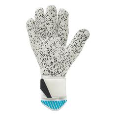 Rückansicht von Uhlsport FM Cybertec Supergrip+ FS Torwarthandschuhe Kinder weiß/cyberblau/schwarz