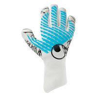Uhlsport FM Cybertec Ultragrip Torwarthandschuhe Kinder - wei&szlig;/cyberblau/schwarz