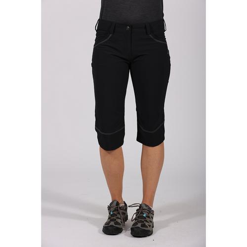 Rückansicht von Maul Sport Rennes Funktionsshorts Damen Schwarz