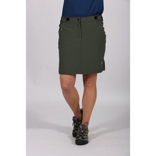 Rückansicht von Maul Sport Trekking Kristallkopf 3Lt Hosenrock Damen Tannengrün