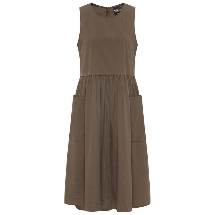 Jack Wolfskin Jack Wolfskin SIOMA DRESS W Kurzarmkleid Damen - cold coffee - 0 | SportScheck