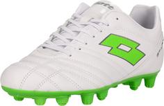 Rückansicht von Lotto Stadio 705 Fußballschuhe 1NJ All White/Spring Green