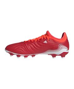 Rückansicht von adidas COPA SENSE.3 FG Meteorite Fußballschuhe rotweiss