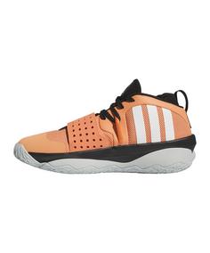 Rückansicht von adidas Dame 8 Extply Hallenschuhe Herren orangeweiss