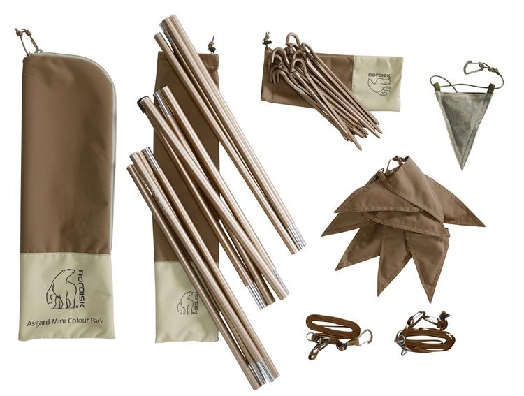 Nordisk Nordisk ASGARD TECH MINI Familienzelt - Sandshell Dachshund Chocolate - 2 | SportScheck