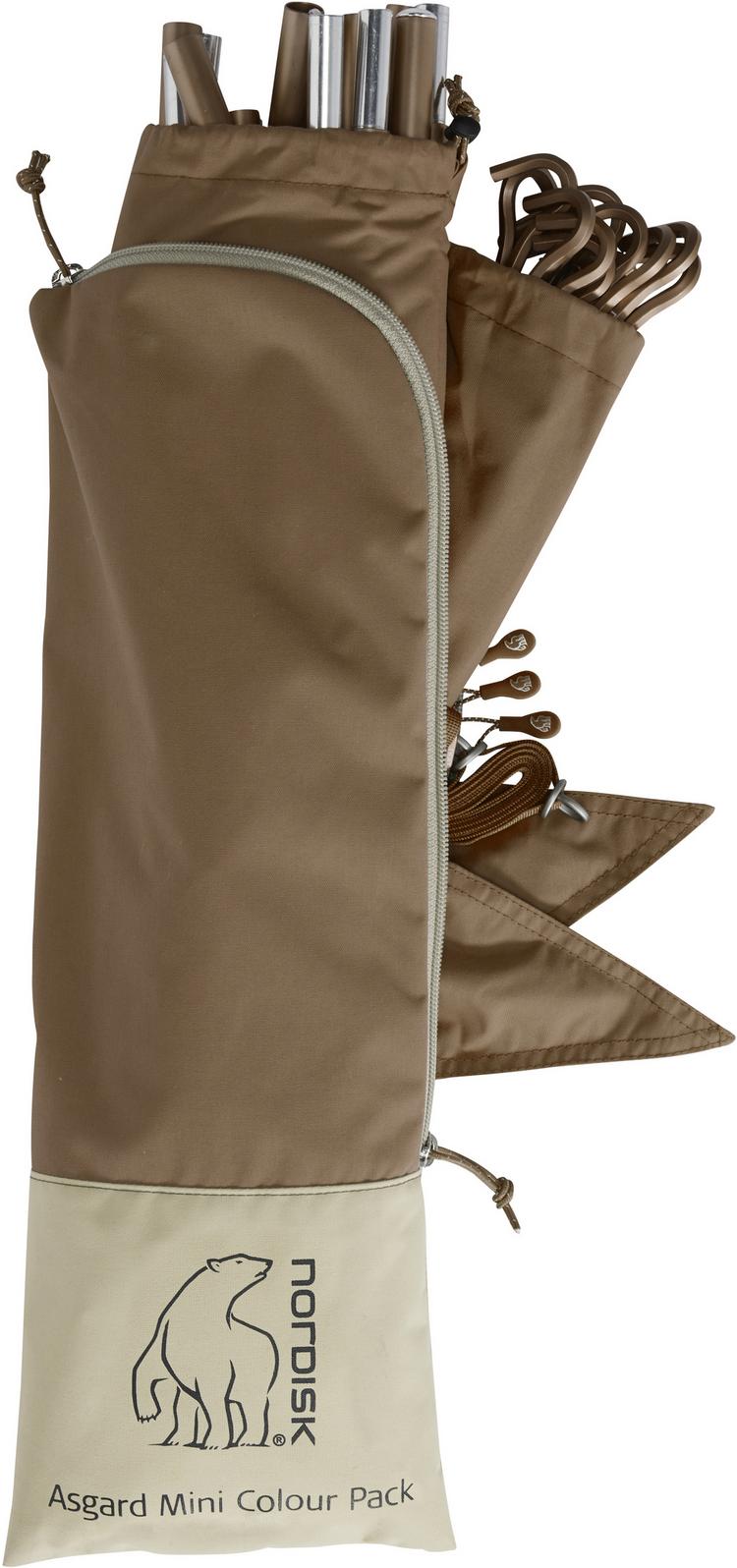 Nordisk Nordisk ASGARD TECH MINI Familienzelt - Sandshell Dachshund Chocolate - 3 | SportScheck
