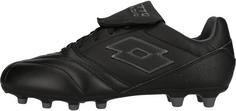Lotto Stadio 200 Fußballschuhe 2AF All Black/Asphalt