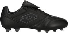 Rückansicht von Lotto Stadio 200 Fußballschuhe 2AF All Black/Asphalt
