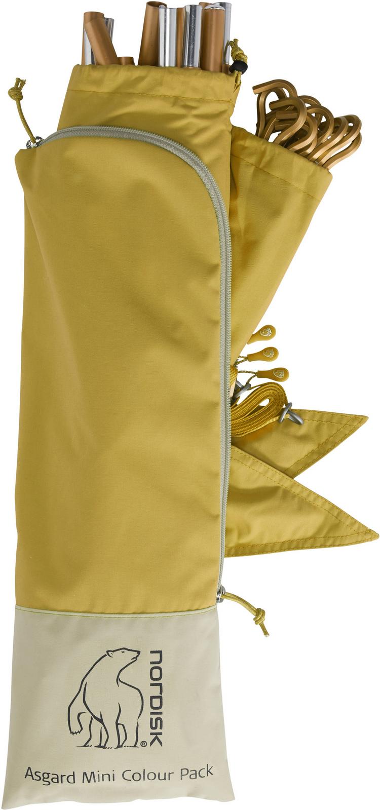 Nordisk Nordisk ASGARD TECH MINI Familienzelt - Sandshell Mustard Yellow - 3 | SportScheck