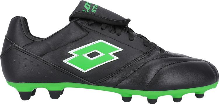 Lotto Lotto Stadio 200 Fu&szlig;ballschuhe - 1NI All Black/Spring Green - 0 | SportScheck