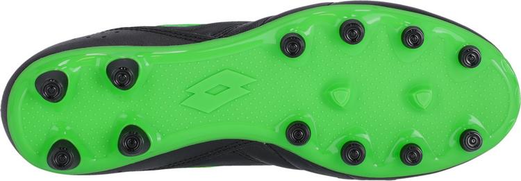 Lotto Lotto Stadio 200 Fu&szlig;ballschuhe - 1NI All Black/Spring Green - 4 | SportScheck