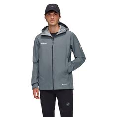 Rückansicht von Mammut GORE-TEX Hardshelljacke Herren strata