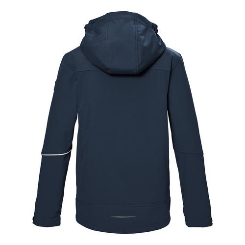 Rückansicht von KILLTEC KOS 143 Softshelljacke Kinder Blau3010