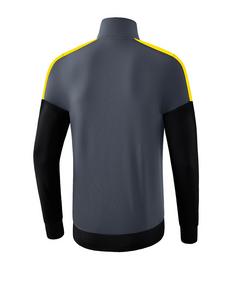 Rückansicht von Erima Squad Trainingsjacke Trainingsjacke grauschwarzgelb