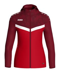 JAKO Icon Kapuzenjacke Damen Trainingsjacke Damen rotrot