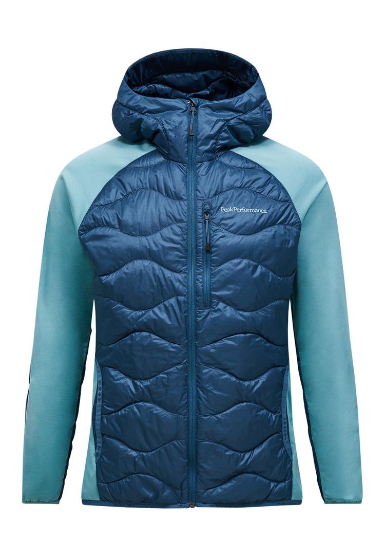 Peak Performance Peak Performance M Helium Down Hybrid Hood Trainingsjacke Herren - taubenblau - 0 | SportScheck