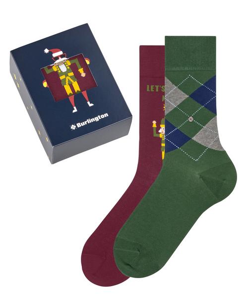 Burlington X-Mas  Giftbox 2-Pack Socken Herren