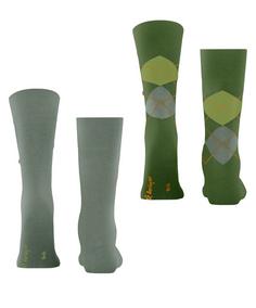 Rückansicht von Burlington Everyday X-Mas 2-Pack Freizeitsocken Herren sortiment (0080)