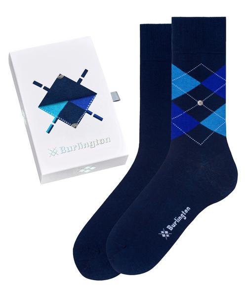 Burlington Basic Gift Box - Mixed 2-Pack SO Socken Herren