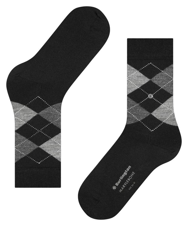 Burlington Burlington Marylebone SO Socken Damen - black (3000) - 2 | SportScheck
