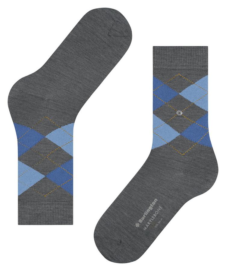 Burlington Burlington Marylebone SO Socken Damen - dark grey (3070) - 2 | SportScheck
