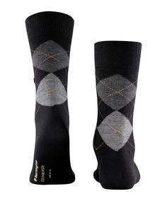 Rückansicht von Burlington Edinburgh SO Freizeitsocken Herren black (3000)