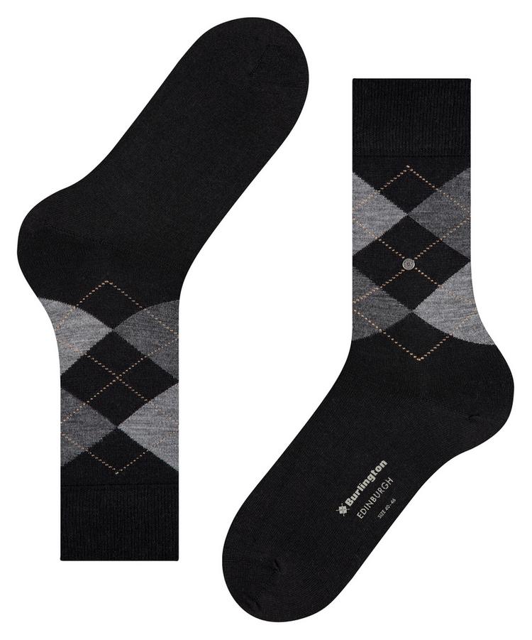 Burlington Burlington Edinburgh SO Socken Herren - black (3000) - 2 | SportScheck
