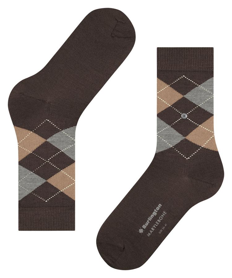 Burlington Burlington Marylebone SO Socken Damen - dark brown (5235) - 2 | SportScheck