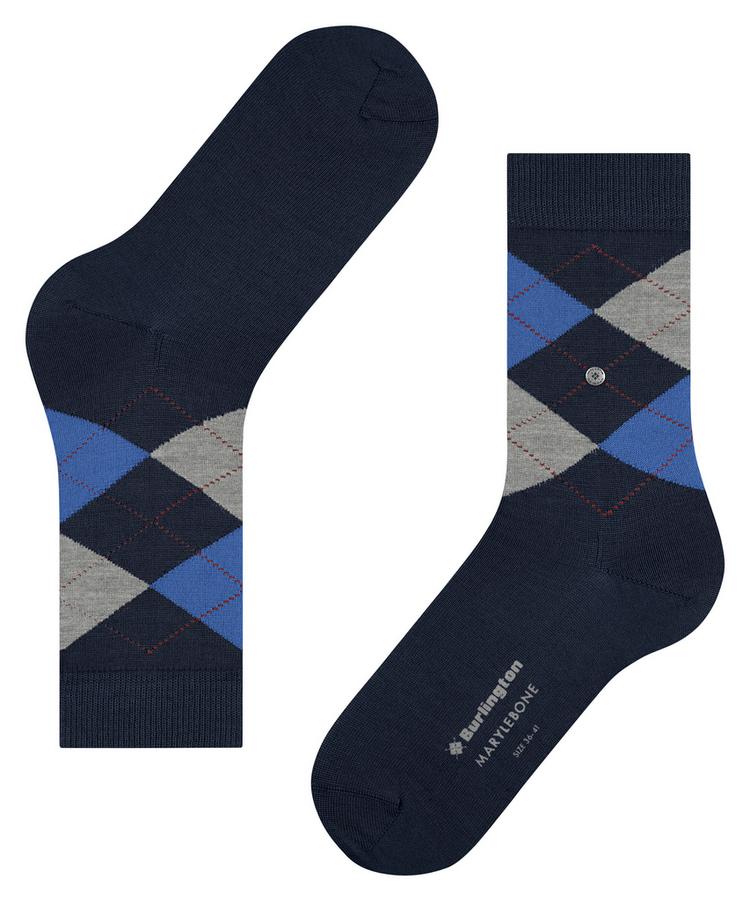 Burlington Burlington Marylebone SO Socken Damen - marine (6120) - 2 | SportScheck