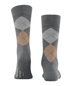 Rückansicht von Burlington Edinburgh SO Freizeitsocken Herren dark grey (3070)