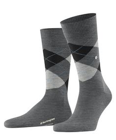Burlington Edinburgh SO Freizeitsocken Herren asphalt mel. (3180)