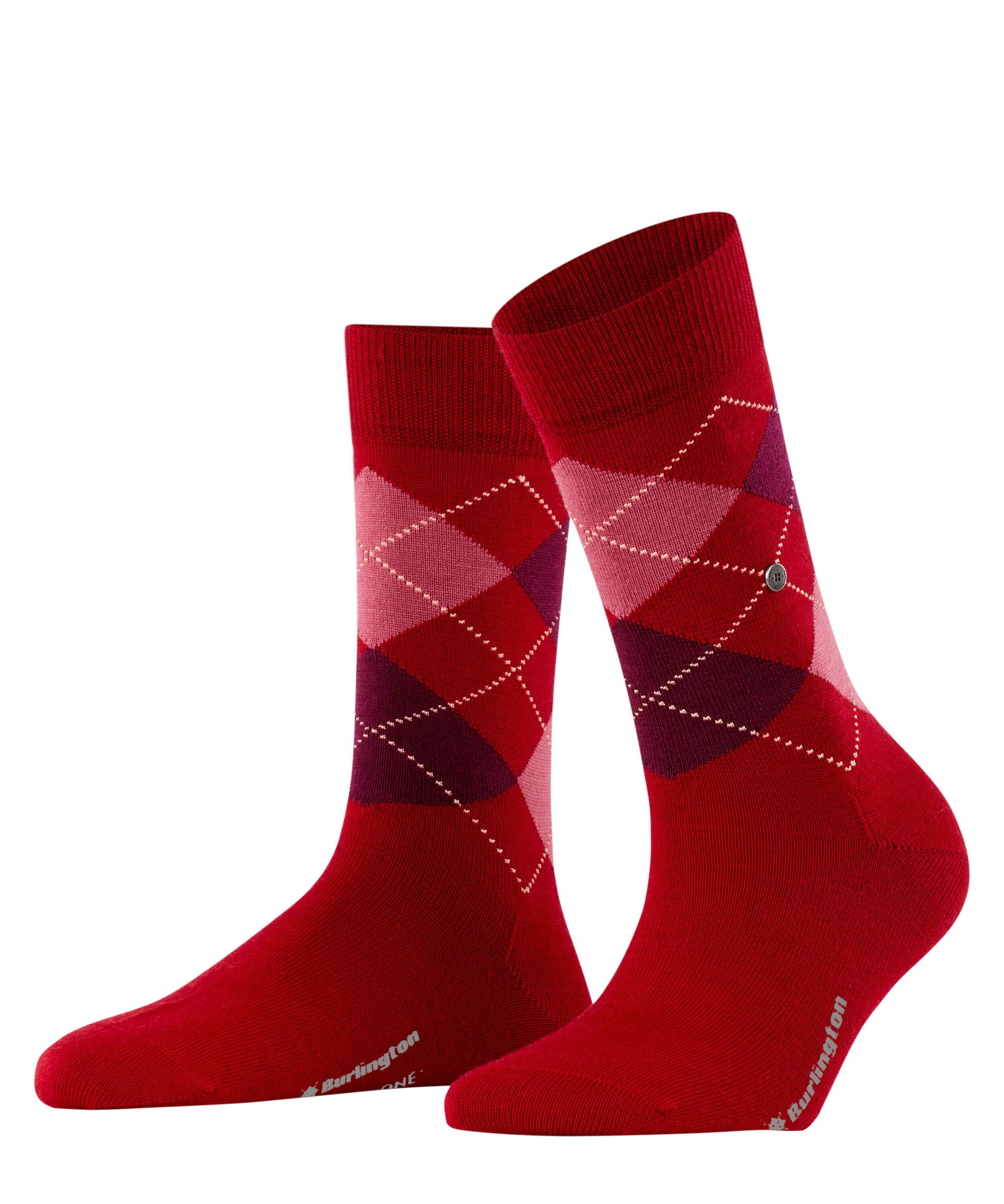 Burlington Marylebone SO Socken Damen - cranberry (8033)
