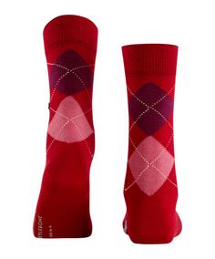 Rückansicht von Burlington Marylebone SO Freizeitsocken Damen cranberry (8033)
