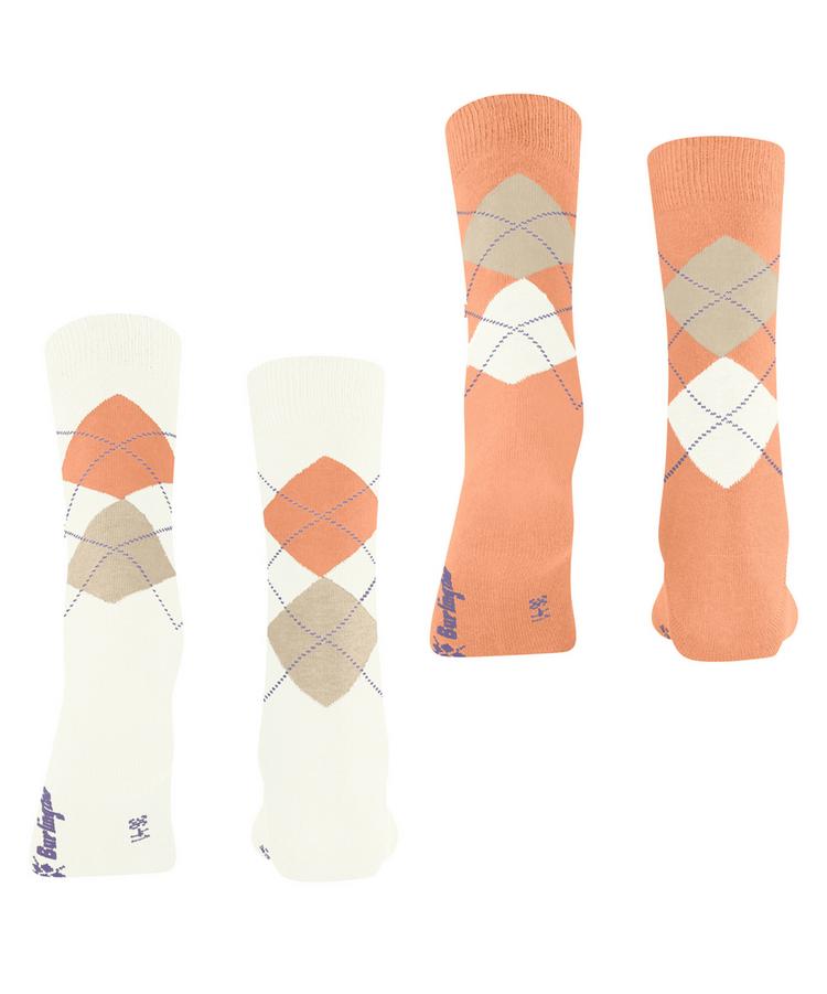 Burlington Burlington Everyday Argyle SO 2-Pack Socken Damen - off-white (2040) - 0 | SportScheck