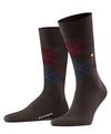Burlington Edinburgh SO Socken Herren - dark brown (5235)