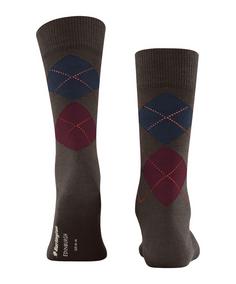 Rückansicht von Burlington Edinburgh SO Freizeitsocken Herren dark brown (5235)