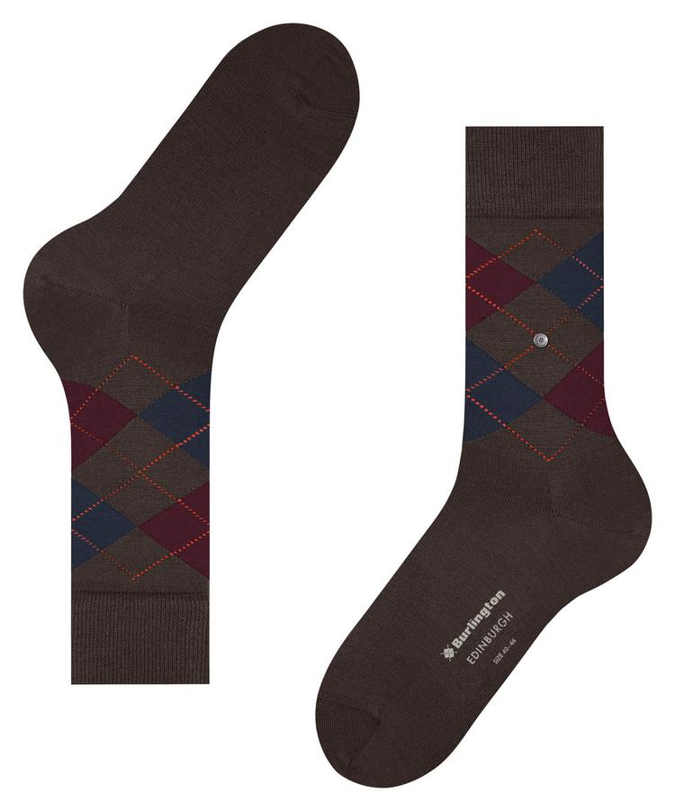 Burlington Burlington Edinburgh SO Socken Herren - dark brown (5235) - 1 | SportScheck