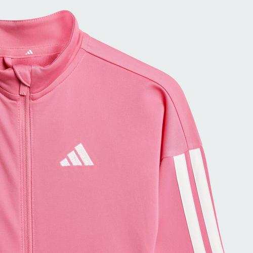 Rückansicht von adidas Essentials CLIMACOOL Kids Trainingsanzug Trainingsanzug Kinder Pink Fusion / White