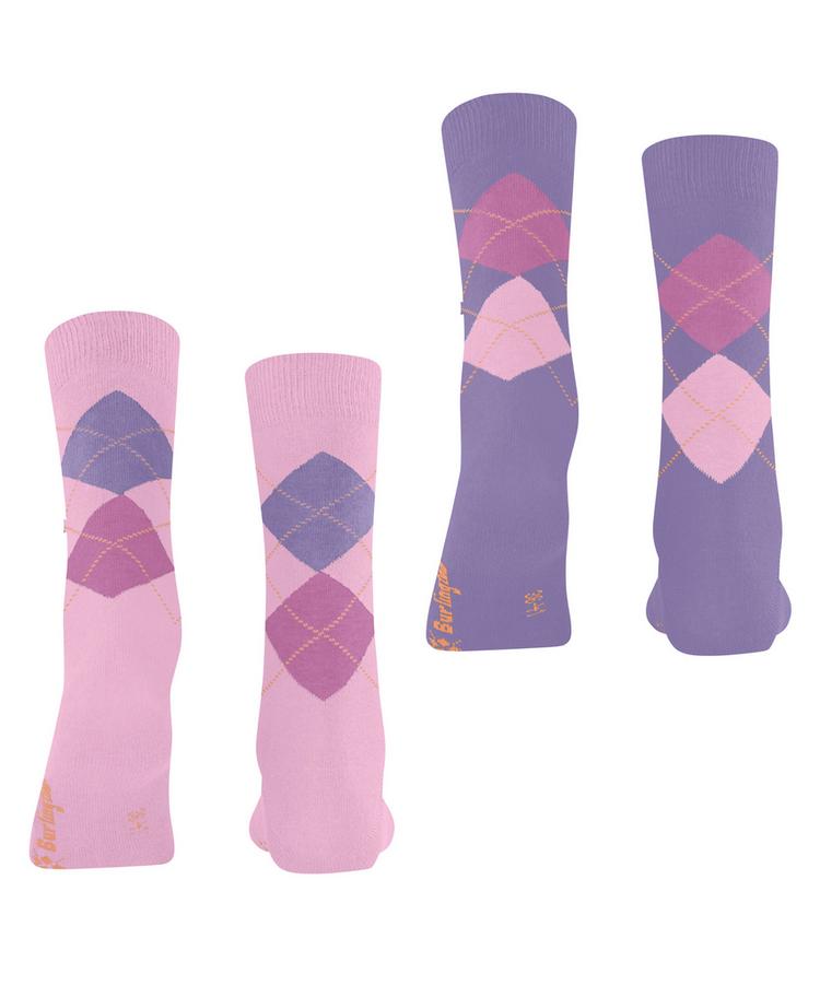 Burlington Burlington Everyday Argyle SO 2-Pack Socken Damen - berry-pool (8394) - 0 | SportScheck