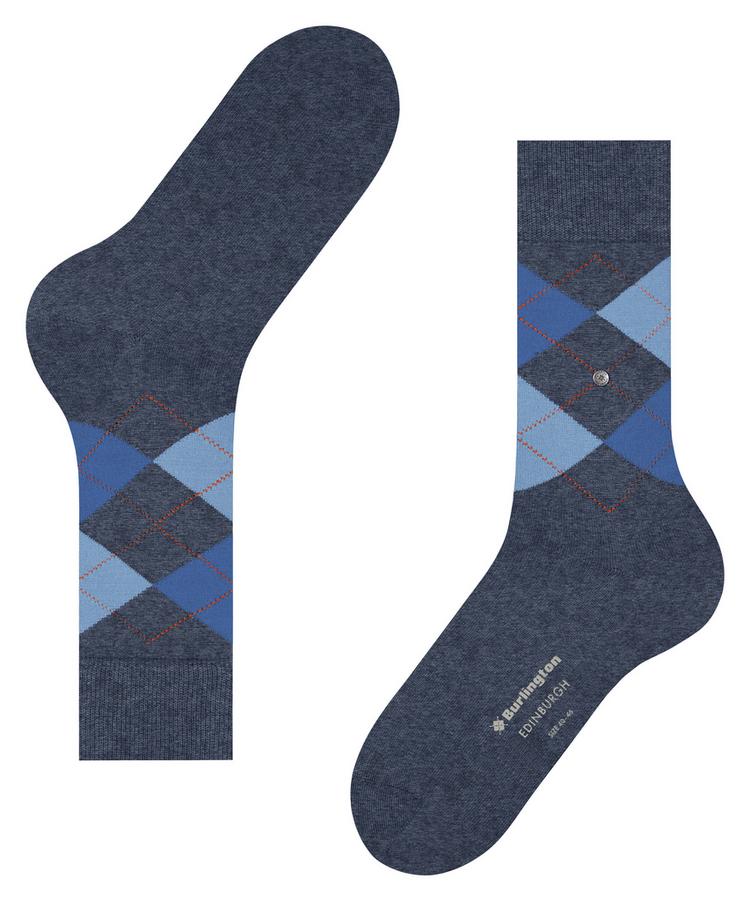 Burlington Burlington Edinburgh SO Socken Herren - dark blue mel. (6688) - 2 | SportScheck