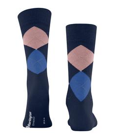 Rückansicht von Burlington Edinburgh SO Freizeitsocken Herren royal blue (6878)