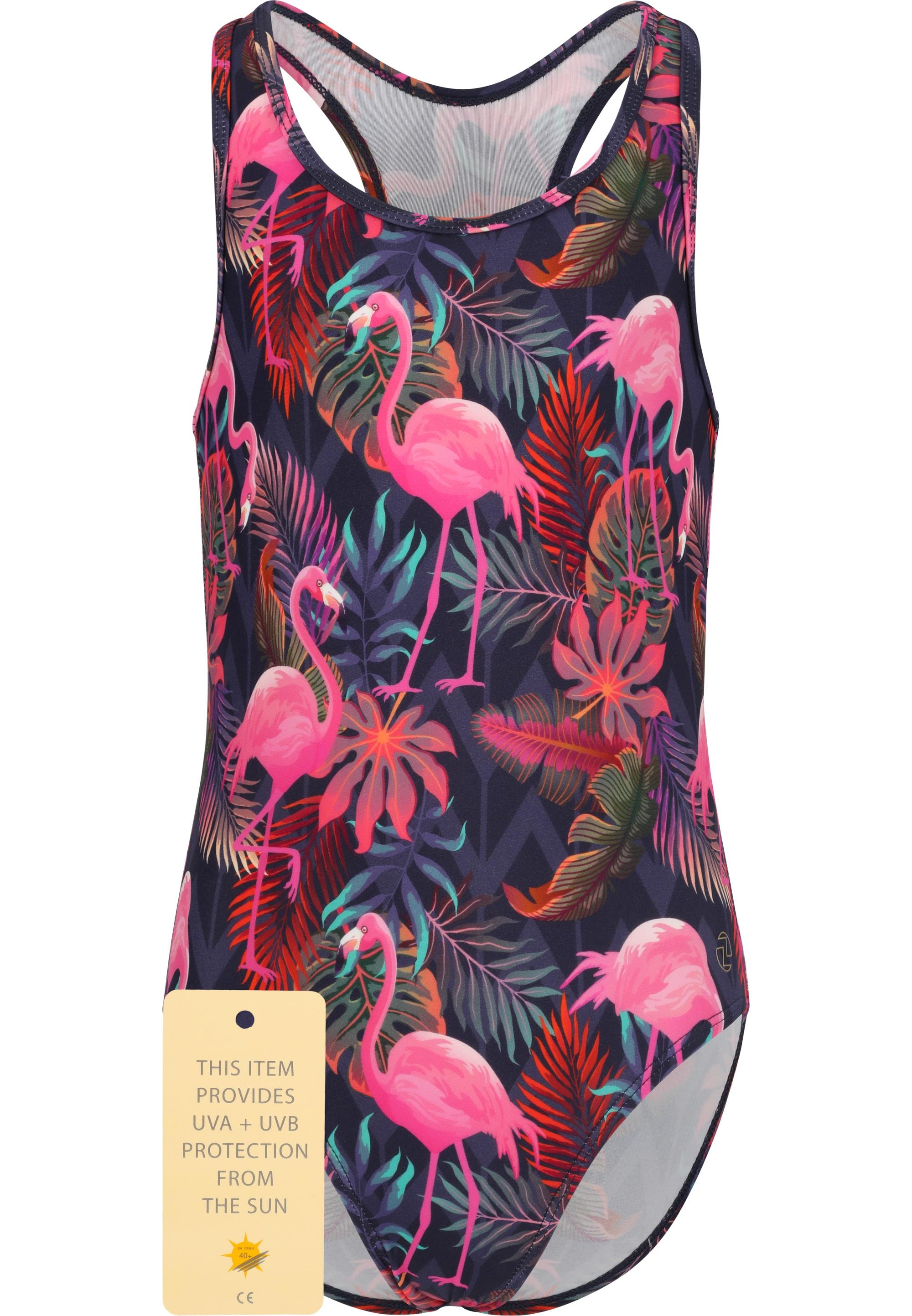 ZigZag Irena Badeanzug Kinder - Print 3673 Flamingo
