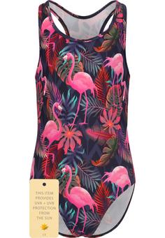 ZigZag Irena Badeanzug Kinder Print 3673 Flamingo