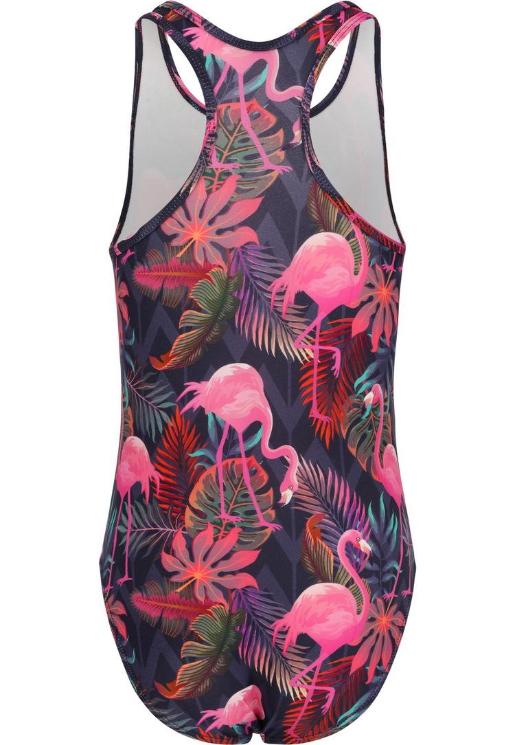 ZigZag ZigZag Irena Badeanzug Kinder - Print 3673 Flamingo - 1 | SportScheck