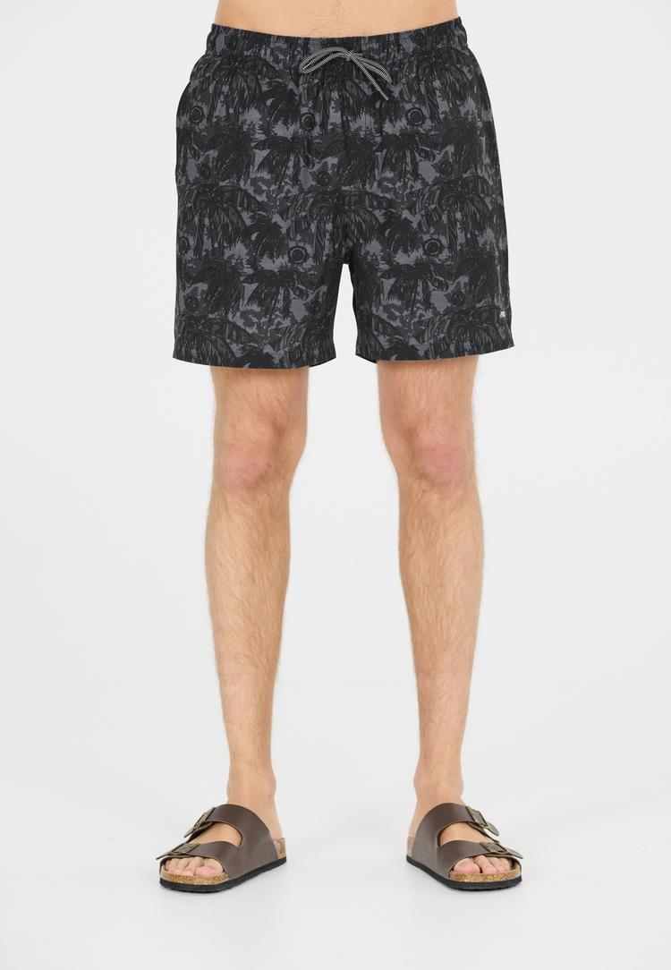 Cruz Cruz Kasper Badehose Herren - Print 3639 Black Tropic Camo. - 1 | SportScheck